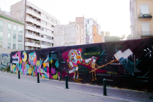 Arte Urbano. Barrio de El Carmen, Valencia.
